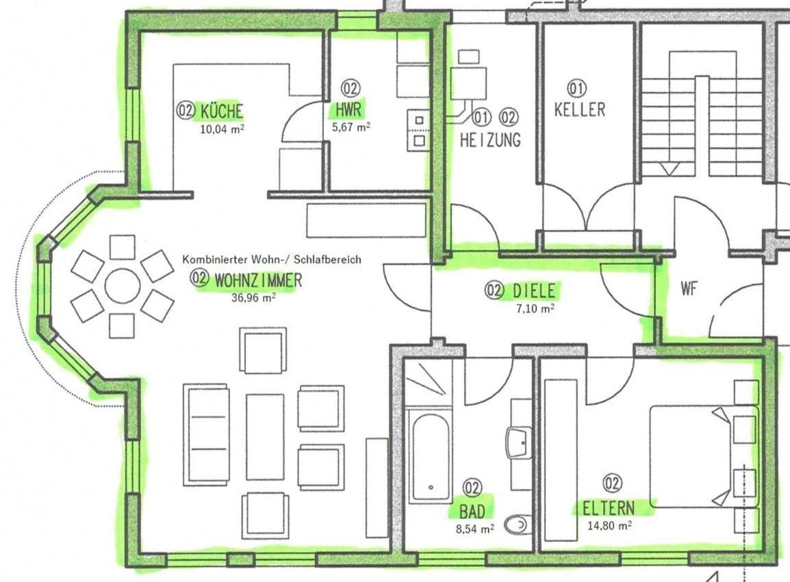 Ferienwohnung Hubertus Irsch Exteriör bild